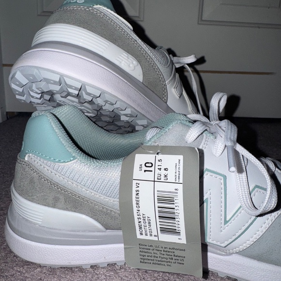 NWT - Women's New Balance 574 Greens Medium Spikeless Golf Shoes - Picture 3 of 6
